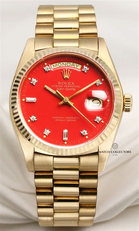 gold rolex red face replica|second hand gold rolex watches.